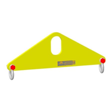 Machining & Welding By Olsen M&W 12" Lift Beam, Yellow, 16"L x 14"W x 12"H, 26lbs, 6000 Lb. Capacity 20353